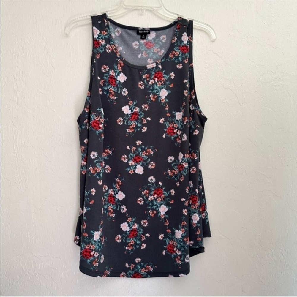 Torrid multicolored floral tank 0X
